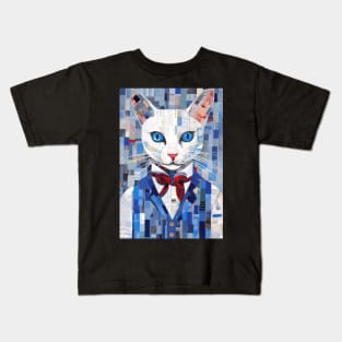 Abstract Cat 10 Kids T-Shirt